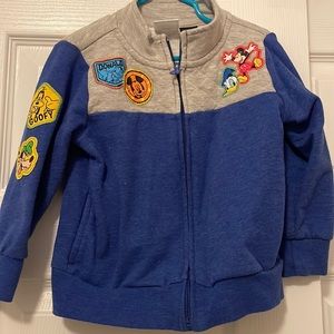 Boys Mickey zip up